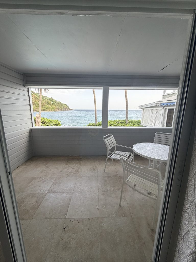 Alamanda private porch with ocean view