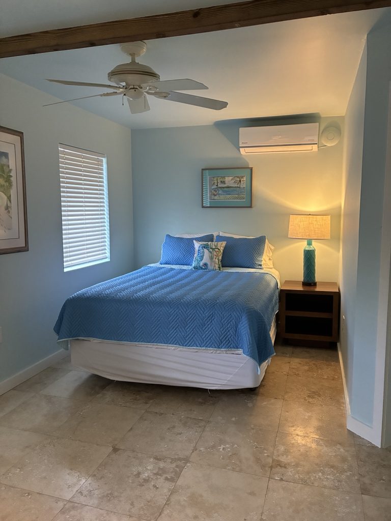 Hibiscus bedroom and ceiling fan