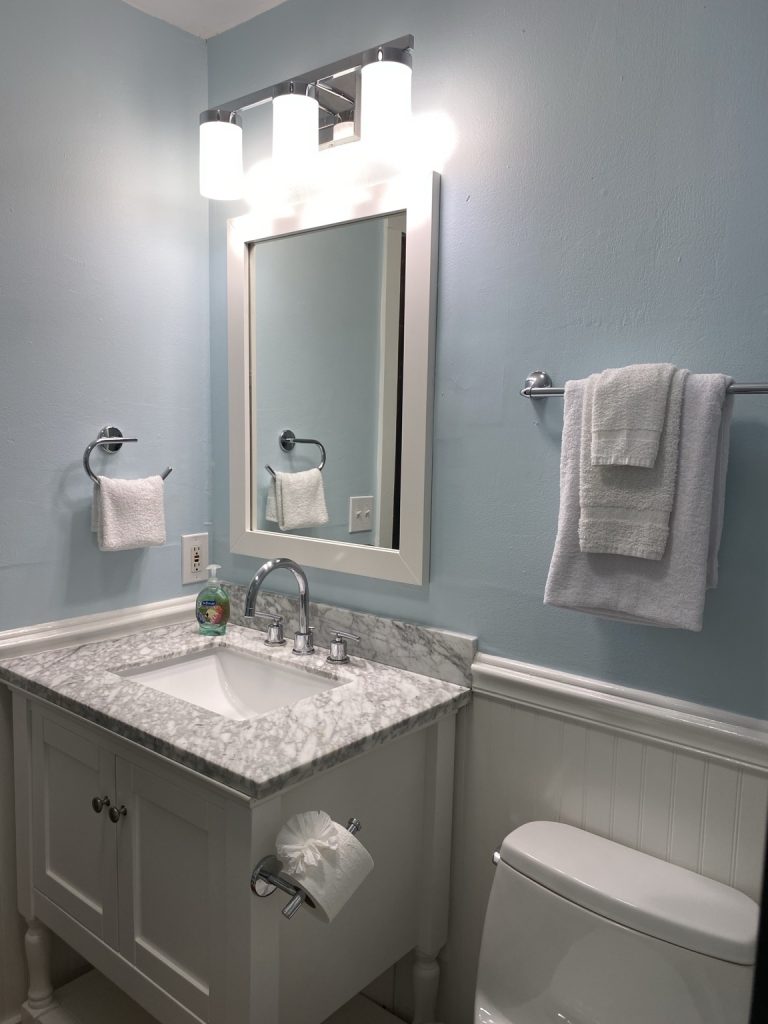 Orchid bathroom vanity